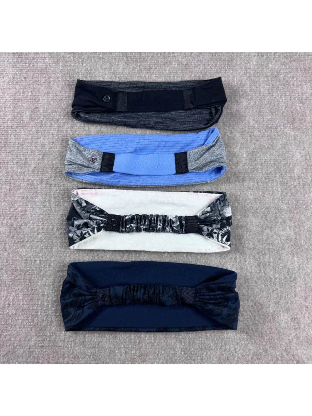 Lululemon Fringe Fighter Bang Buster Headband Lot of 4 Athletic Gym Training
